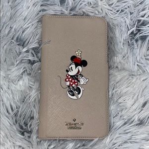 Leather Disney Kate Spade iPhone XR Folio Case